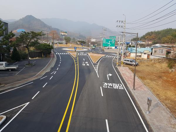 하동송림 앞 회전교차로 2개 개통