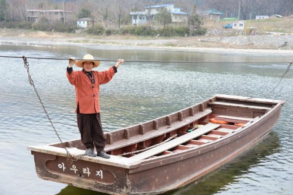 정선아리랑 발상지 아우라지 전통 나룻배 운행 재개