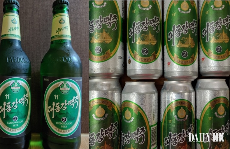 대동강 생맥주 인기 지방으로 확산... 시장서 판매대 늘어