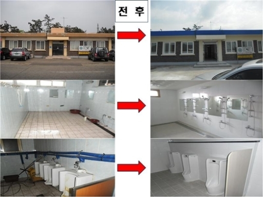 인천항만공사, 8부두 근로자 대기소 보수 완료