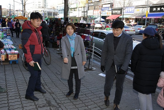  주미희 안산시의원, 선부동 보행환경 개선위한 현장점검 실시 
