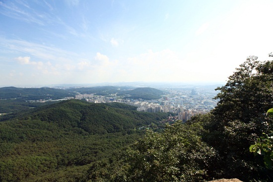  의왕시 청계산 백운산 한눈에 보이는 모락산 