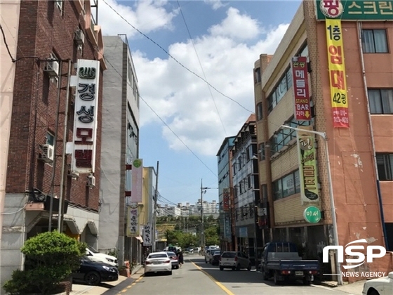  광양시 중마1통, 간판개선 시범사업 대상지로 선정 