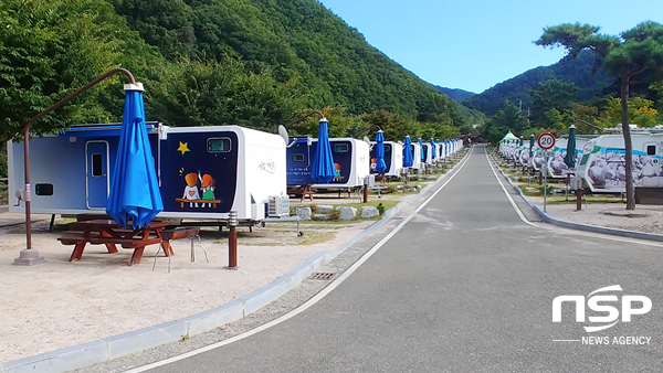 치산 관광지 캠핑장