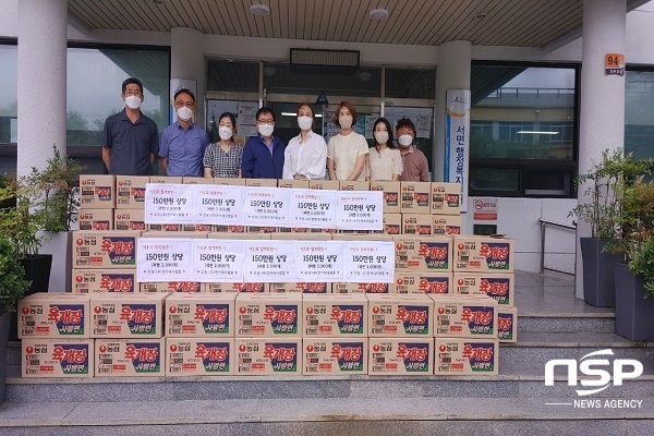 현이네사람들, 순천시 서면에 사랑의 라면 나눔