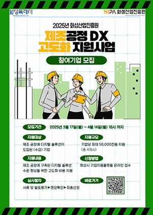 화성산업진흥원, 제조공정 고도화 중소기업 생산성 높인다