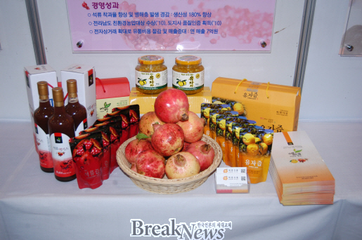 고흥 친환경 석류, 갱년기 특효 건강식품 변신