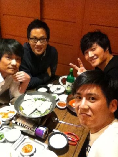 홍경민+홍경인+차태현+김종국, 간만에 용띠클럽 다 모였네