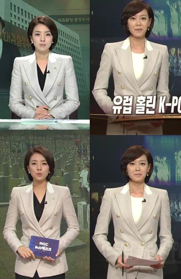 ‘같은 옷’ 배현진 vs 문지애 아나 MBC 보도국 교복?