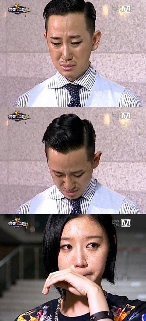 ‘슈스케4’ 쾌남과 옥구슬 호평 불구 탈락 이변 눈물 펑펑