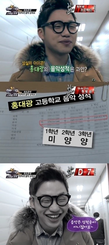 홍대광 반전 성적표 ‘미양양’ 교회오빠 이미지 안녕