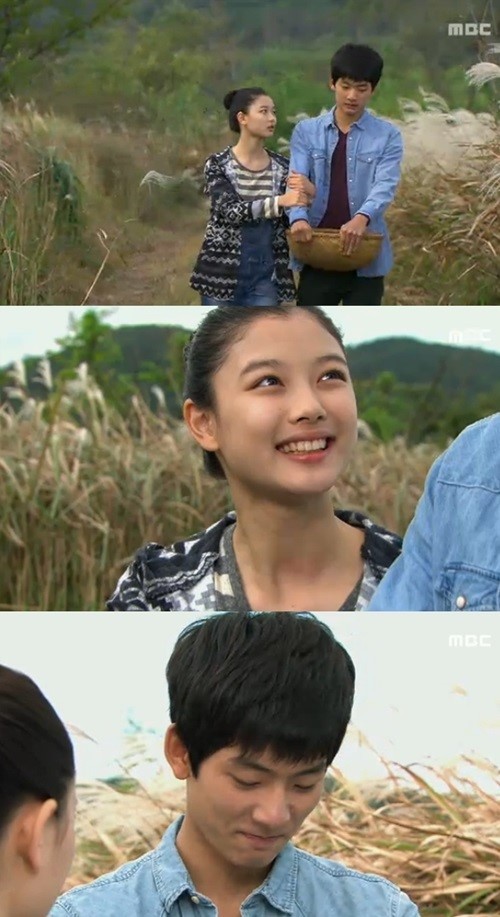 ‘황금무지개’ 서영주, 김유정 스킨십에 움찔