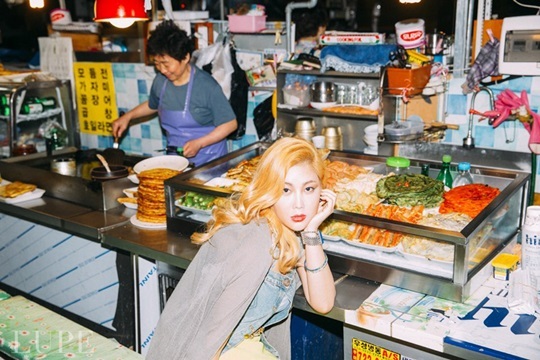 솔비, 재래시장서 섹시 화보? 이질적인 시도[포토엔]