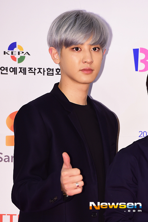 [포토엔]엑소 찬열 ‘돋보이는 은빛 헤어’(드림콘서트)