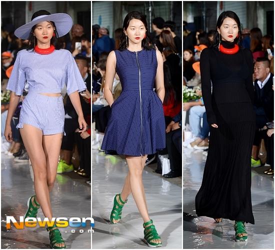 [포토엔화보]본업으로 돌아온 ’톱모델’ 장윤주, 시선 사로잡는 캣워크