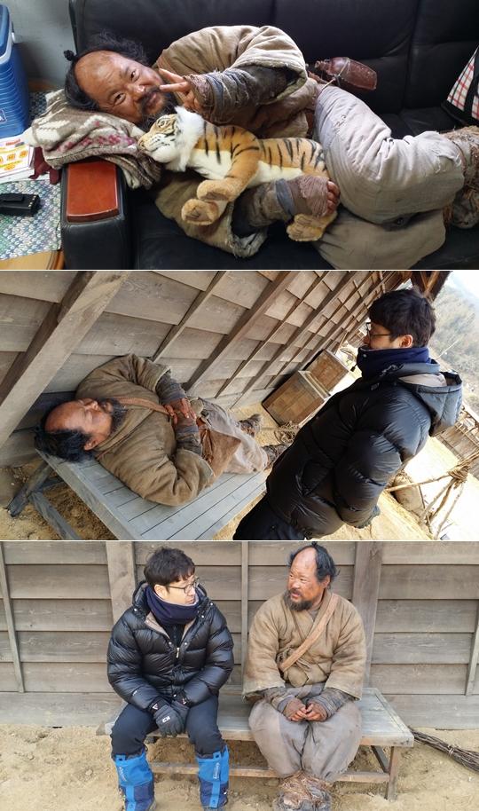 ‘대호’ 김상호, 눕기만 하면 땅바닥에서도 폭풍취침[포토엔]