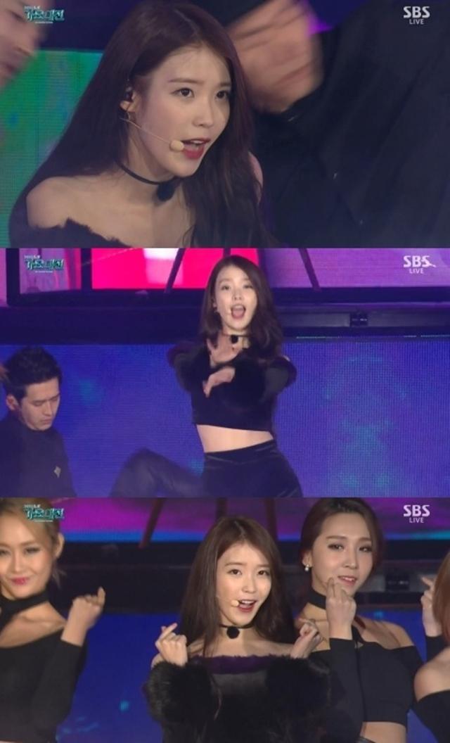 [결정적장면]아이유 ‘스물셋’ 최초 공개, 도발적 변신 놀랍네(SBS가요대전)