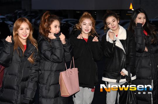 [포토엔]레드벨벳 ‘아육대 기대해주세요’