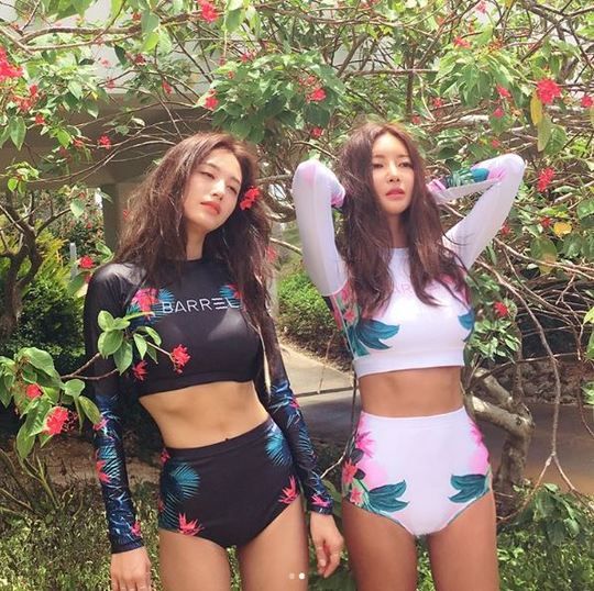 NS윤지X재경, 남다른 복근+보디라인 ‘우월한 몸매 여신’