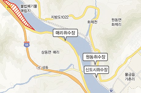 양산지역 낙동강 식수 빨간불