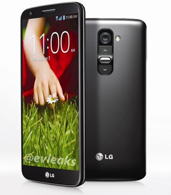 LG전자 전략 스마트폰 G2, 보도자료용 실물 사진 노출돼