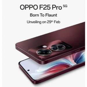 Dimensity 7050 기반 오포 F25 프로 5G 2월 29일 인도 출시