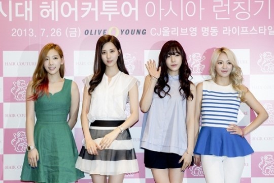 소녀시대가 기획한 패션헤어 헤어커투어, 해외 이벤트 성황