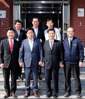 정찬민 용인시장,  제약회사 기업애로 청취