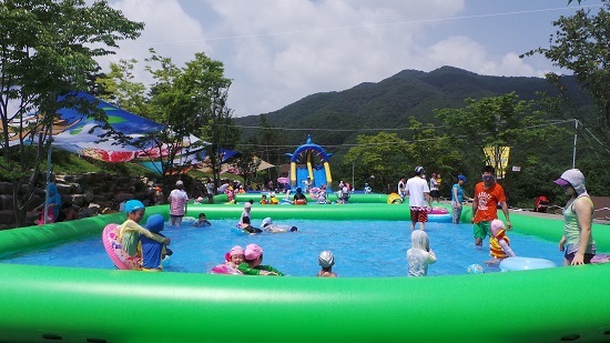 포천 천보산자연휴양림 숲속 물놀이장 개장