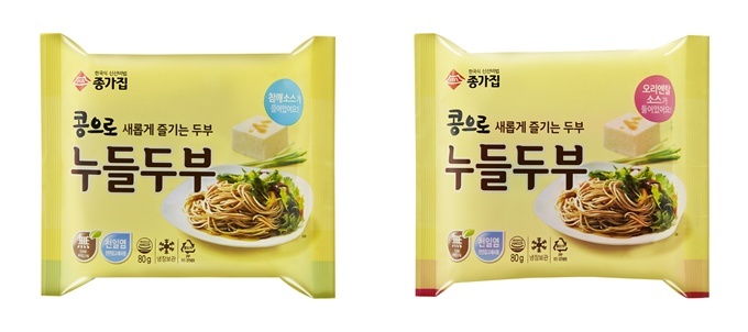 대상FNF 종가집, 생두부 100% 누들두부 출시