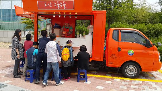 오산 푸드트럭 1호점 오산 누들누들 영업 시작
