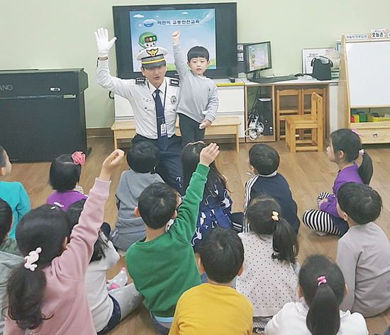대전둔산서, 관내 초등·병설유치원 교통안전교육