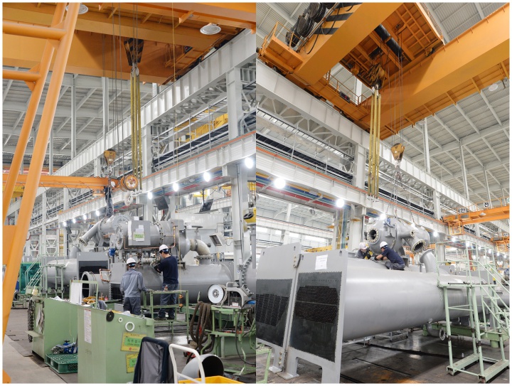 [르포]칠러 사업 글로벌 전초기지...LG전자, 평택 칠러공장 가보니