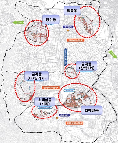 수원시, 입북·금곡·호매실동 하수관로공사 주민설명회