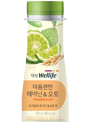 대상웰라이프, 녹즙 마음 편한 테아닌&오트 출시