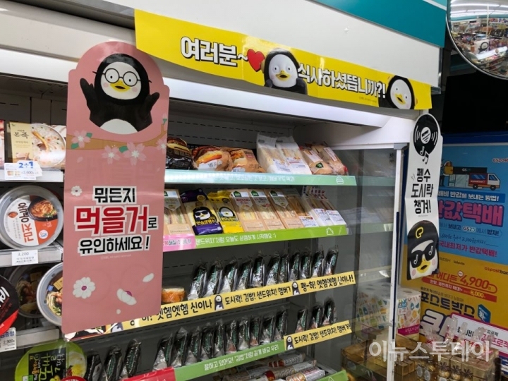 편의점, 먹을거리 사러 일주일 2.6회 가고 6000원 사용