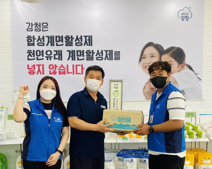광주푸드뱅크, (유)강청 지역 복지소외계층…나눔릴레이 동참