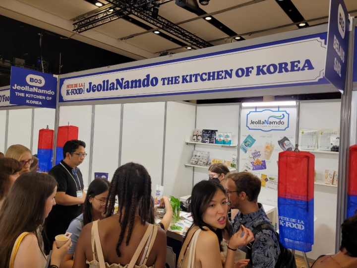 전남도, 프랑스 파리 케이-푸드 페어 전남식품관 운영 큰 호응