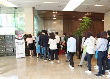 NS홈쇼핑, 본사에서 낙과 사과 무료 나눔