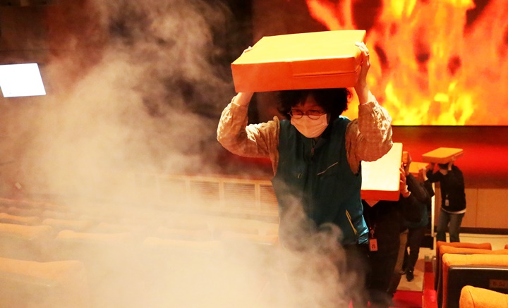 수원도시공사, 국민안전의 날 기념 비상사태 훈련 실시