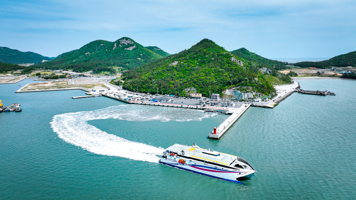 진도-제주 쾌속카페리 산타모니카호, 취항 1주년 이벤트 개최