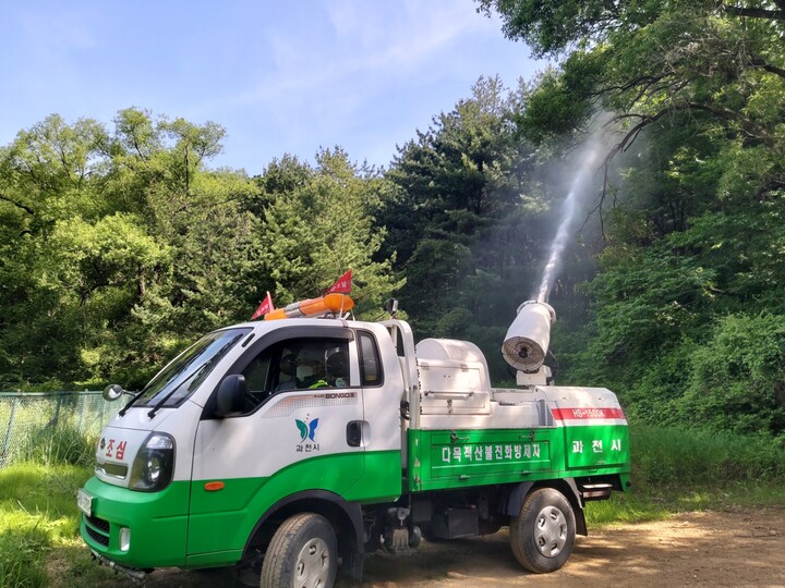 과천시, 소나무재선충병 신규발생으로 긴급방제 나서