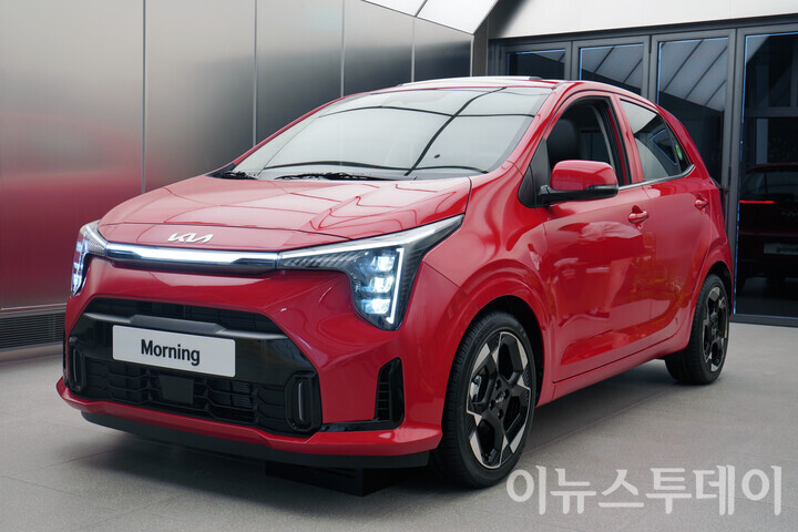 [포토] 국민 경차의 변신···기아 더 뉴 모닝 부분변경 모델 공개