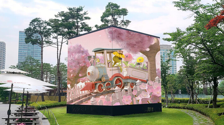 롯데월드타워 미디어파사드·롯데월드몰 팝업, 봄옷 갈아입는다
