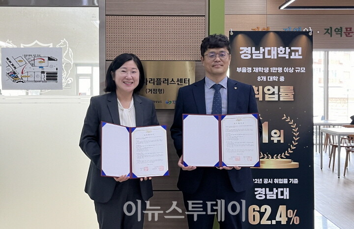 경남대 인재개발처, ㈜제이엠커리어와 청년일자리 창출 협약 체결