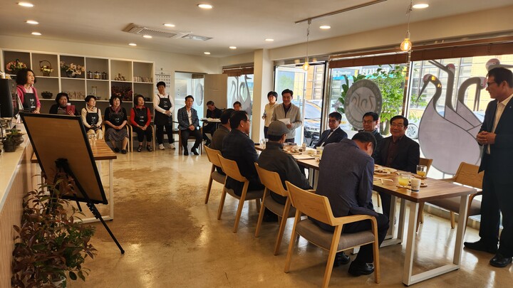 함평군,  도시재생 거점공간 건강드림카페 개업