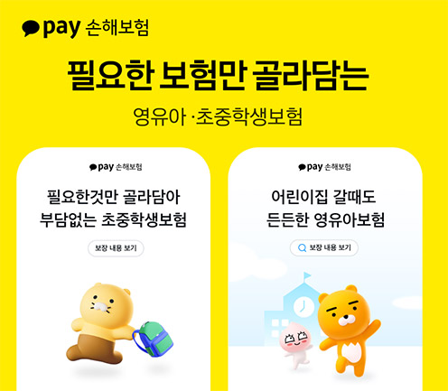 카카오페이손해보험, 생애주기별 주로 발생하는 필수 보장 쏙쏙 [고객 건강지킴이 손보사]