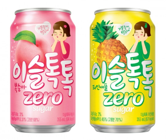하이트진로, 과일탄산주 이슬톡톡 제로슈거 리뉴얼