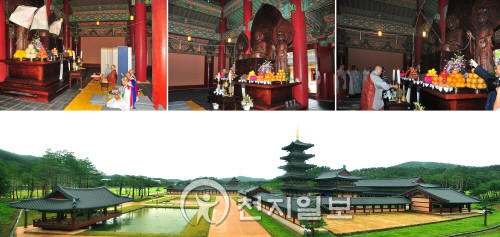 [2010세계대백제전] 성공기원법회 백제능사 삼존불 점안식