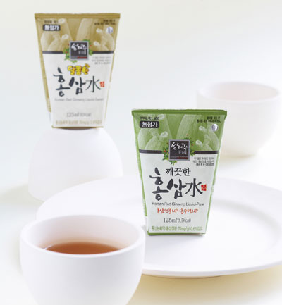 삼계탕에 송화수 홍삼수 한 잔 무더위 안녕